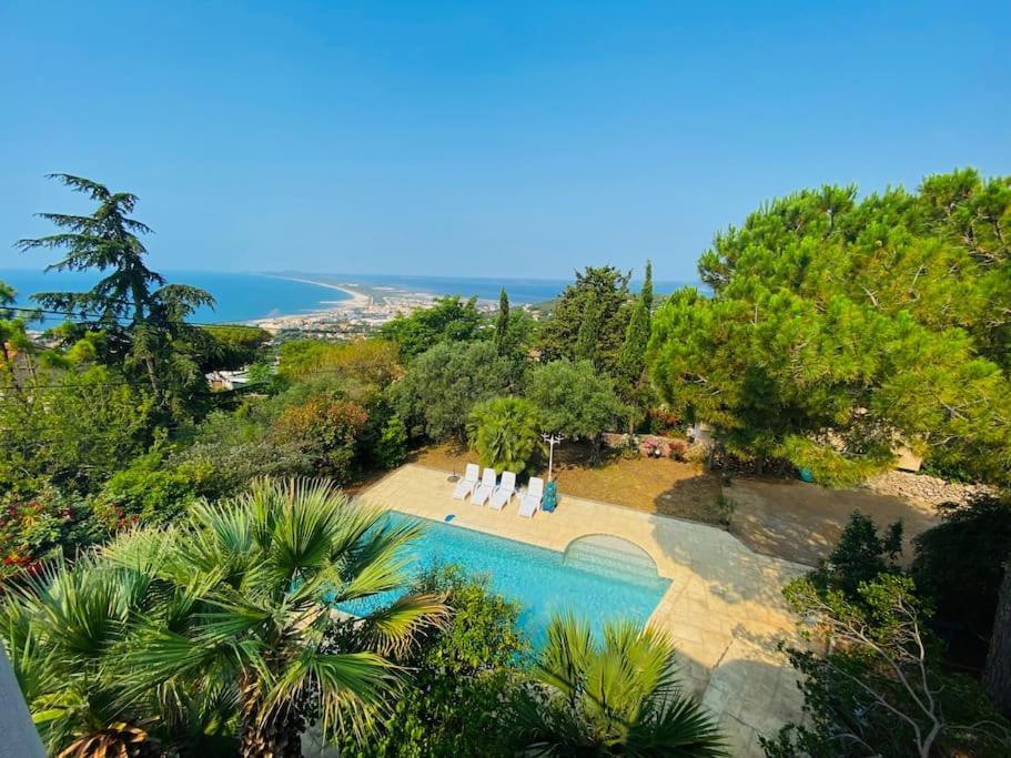 Atlantide - Somptueuse Villa Classee 4 Etoiles - Saint-Clair - Vue Exceptionnelle - Piscine Sète Exteriör bild
